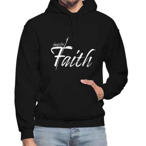 Mens Hoodie - Pullover Hooded Sweatshirt - Graphic/inspire Faith