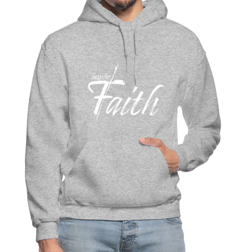 Mens Hoodie - Pullover Hooded Sweatshirt - Graphic/inspire Faith