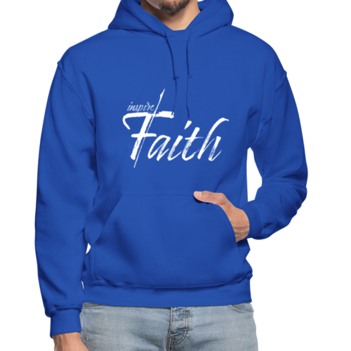 Mens Hoodie - Pullover Hooded Sweatshirt - Graphic/inspire Faith
