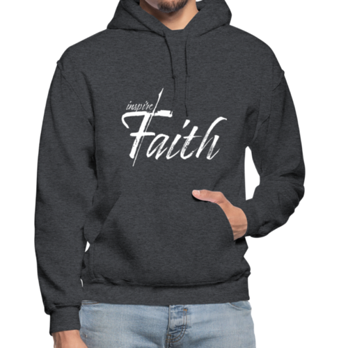 Mens Hoodie - Pullover Hooded Sweatshirt - Graphic/inspire Faith