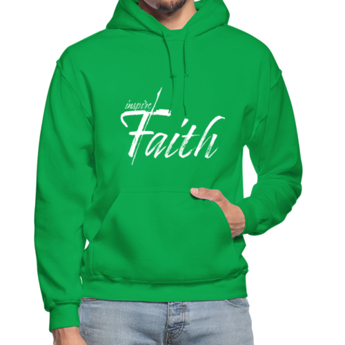 Mens Hoodie - Pullover Hooded Sweatshirt - Graphic/inspire Faith
